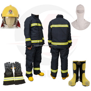 <span class=keywords><strong>Traje</strong></span> <span class=keywords><strong>de</strong></span> <span class=keywords><strong>Bombero</strong></span> <span class=keywords><strong>de</strong></span> Cuerpo Completo Ignífugo <span class=keywords><strong>de</strong></span> la Mejor Calidad, Marca GUANGMIN, <span class=keywords><strong>de</strong></span> Fibra <span class=keywords><strong>de</strong></span> Aramida Amarilla/Poliéster/Rayón, para la Lucha Contra Incendios - Product Image 1