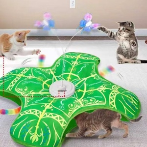 ของเล่นแมวแบบอินเทอร์แอคทีฟ ของเล่นแมวพลาสติกแบบเคลื่อนไหวได้ ของเล่นแมวในบ้านพร้อมฟังก์ชั่นซ่อนหา ของเล่นแมวแบบชาร์จไฟได้ - Product Image 4