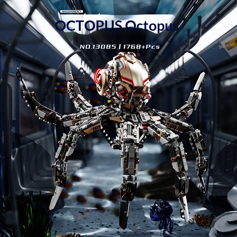 13085 Mechanical Octopus [with Lights]
