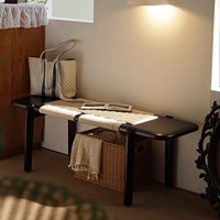 Canapé-banc de luxe nordique moderne avec certification CE européenne pour chambre à coucher, hôtel, villa
