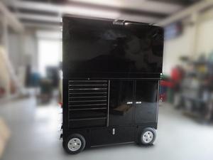 Customized 34\" MEDIUM Aluminium and PC <strong>Pitbox</strong> Tool Cart and Trolley Toolbox for Racing - Product Image 2