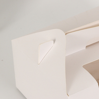 Customized Simple Exquisite Fashion Atmosphere Paper Box Elegant Dessert Carton Display Container for Cake Gift Giving