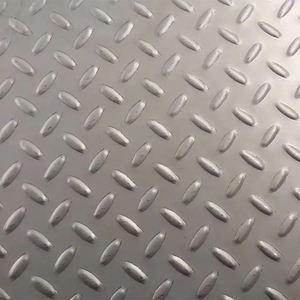 SS310 304/304L/310sステンレス鋼市松模様プレート不酸化2Bアンチデスリザンテサービス3mm熱圧延Dinチェックシート - Product Image 1