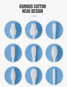 ขายด่วน 100 ชิ้น สำลีก้านแบบเป็นมิตรกับสิ่งแวดล้อม บรรจุกล่องกระดาษคราฟท์ รับผลิตแบรนด์ส่วนตัว - Product Image 6