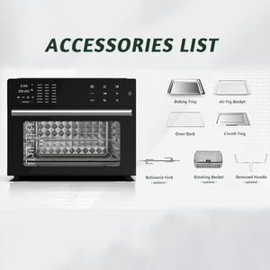 <span class=keywords><strong>Horno</strong></span> <span class=keywords><strong>de</strong></span> aire eléctrico <span class=keywords><strong>de</strong></span> acero inoxidable personalizable <span class=keywords><strong>de</strong></span> <span class=keywords><strong>30</strong></span> <span class=keywords><strong>litros</strong></span> directo <span class=keywords><strong>de</strong></span> fábrica para uso doméstico - Product Image 3