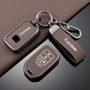 Funda para Llave de <span class=keywords><strong>Honda</strong></span> Civic, Accord, CRV, XR-V, Binzhi, Haoying, Fit, Lingpai, de Cuero y TPU, Protección Total, Venta al Por Mayor de Fábrica - Product Image 4