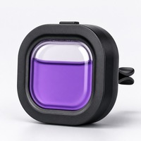 Clips de parfum pour grille d'aération de voiture compacte avec inserts aromatiques colorés, diffuseur d'huiles fraîches longue durée
