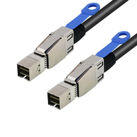 Jue Hong haute vitesse 2M 48G Mini SAS 3.0 HD Scsi USB vers fibre optique câble SFF-8644 SFF8644 prise 28AWG serveur externe 2M câble