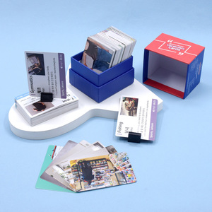 Tarjetas de aprendizaje de inglés personalizadas, papel estucado, tarjetas interactivas para juegos de mesa y juegos de cartas - Product Image 1