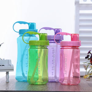 Herbalif-botella de agua deportiva de gran tamaño, recipiente portátil de 1000ml/2000ml, color negro, a la moda, personalizado - Product Image 2