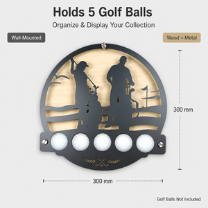 Présentoir mural en bois pour balles de golf, faible MOQ, stock disponible, pour la vente en gros, au détail, les cadeaux de golf, les clubs, les magasins et les collectionneurs - Product Image 2