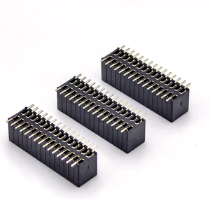 Conector DIN Hembra de Paso de 1.27mm, Doble Fila, SMT, Latón, PCB, Tipo U, H5.7mm, 2*15P - Product Image 1