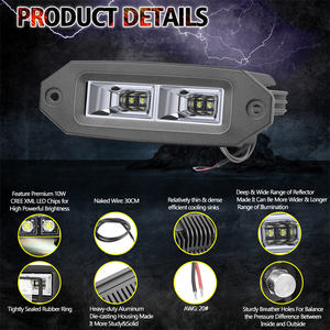 İki ışık gömme montaj 80W yardımcı otomobil araç ışık bir dizi satılan - Product Image 2