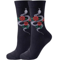 Chaussettes en coton unisexes à motif animalier coloré, nouveauté amusante, mi-mollet, motif dessin animé mignon, vente en gros