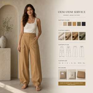 Yegao <strong>Cargo</strong> Pants <strong>Women</strong> <strong>S</strong> Clothing Garment Wholesale Clothing Custom Manufacturer Made to Order OEM ODM Direct Made Order - Product Image 1