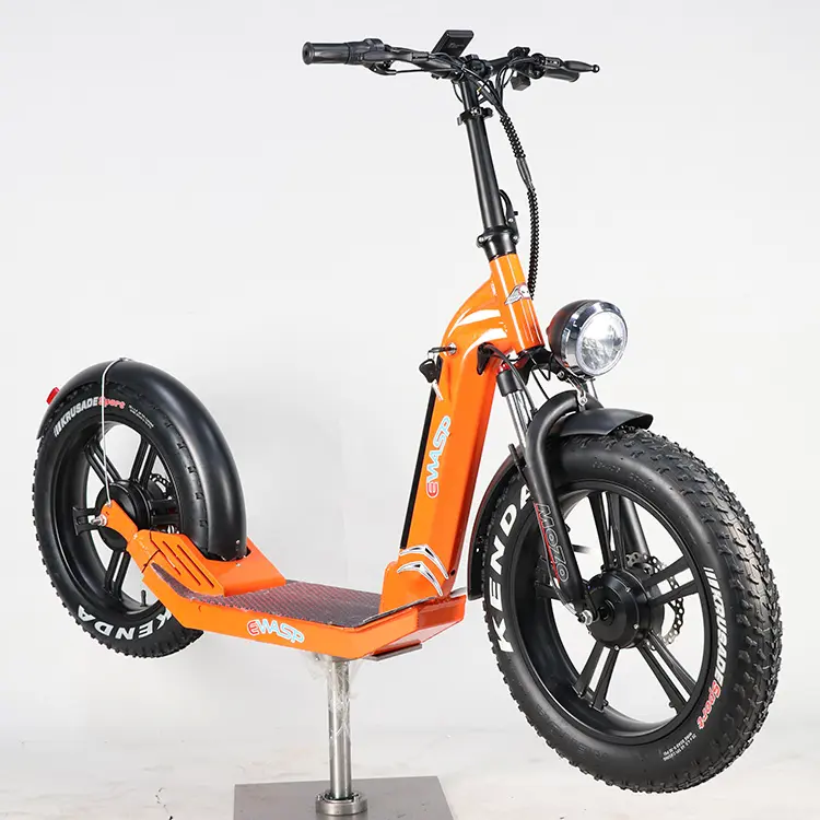 Vélo électrique de 20 pouces avec pneus larges et double moteur de 48v, 1000w, trottinette pour la neige, nouveau produit