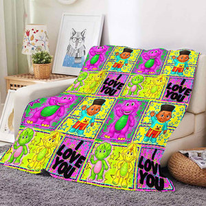 Manta de Franela con Dibujos Animados de Dinosaurios, Manta de Felpa Suave para Niños, para Dormitorio, Sofá, Viajes, Siesta - Product Image 2