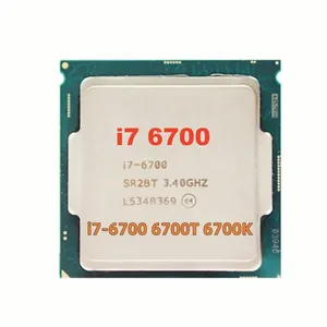 인텔 코어 i7 6700 프로세서 3.4GHz 8MB 캐시 쿼드 코어 소켓 LGA 1151 쿼드 코어 데스크탑 I7-6700 CPU에 대한 원본