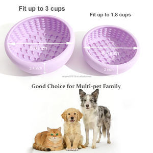 Mangkuk Makan Kucing Anjing VaryWell Silikon Anti Tumpah dengan Pinggiran Terangkat dan Suction Cup - Product Image 4