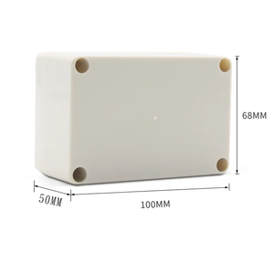 <span class=keywords><strong>Caja</strong></span> de Conexiones de Plástico ABS Impermeable y a Prueba de Polvo <span class=keywords><strong>IP65</strong></span>, <span class=keywords><strong>Caja</strong></span> de Conexiones Universal para Proyectos Eléctricos, Color Gris Pálido - Product Image 6