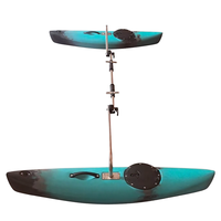 Yak Outdoors Ensemble de pontons en plastique robustes à emballage indépendant, poids brut de 10 kg, pour accessoires de ski nautique et kayak, pour 1-2 personnes