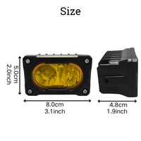 Lampu Depan LED Baja Light Bertenaga Baterai 8AA, Kit Saklar Pegangan DIY, 20W 2000LM untuk Sepeda Listrik, Sepeda Motor, MTB