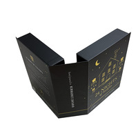 Individuelles Kunstwerk 24-Tage-Schokoladen-Adventskalender Geschenkbox mit UV-Beschichtung und Glanzlaminierung