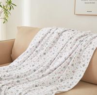 Couverture en flanelle imprimée pour lit, canapé, salon, légère, en polaire, chaude, super douce, confortable, pour l'automne, l'hiver, toutes saisons