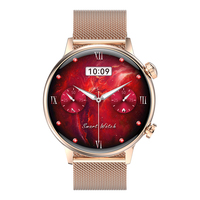 Reloj Inteligente para Hombre con Pantalla AMOLED de 1.19 Pulgadas, Monitor de Actividad Física, Asistente de Voz con IA, Resistente al Agua IP68, Correa Magnética de Gel de Sílice, Frecuencia Cardíaca, Calorías