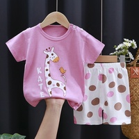 Vêtements d'été et d'automne pour bébé Michley, chemise à manches courtes, ensemble pour enfants, 100% coton, haute qualité, vente en gros de vêtements pour enfants, 1-3 ans