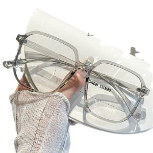 Gentle Monster 9044 Monturas de Gafas Cuadradas Transparentes de Marco Completo para Mujer, Diseño Minimalista, Lentes de Plástico, Origen Danyang - Product Image 1