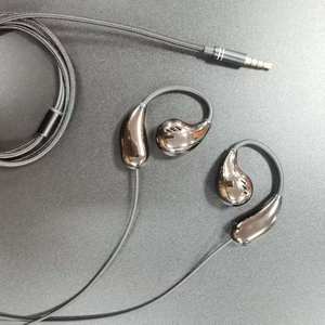 <span class=keywords><strong>Écouteur</strong></span>s intra-auriculaires filaires métalliques <span class=keywords><strong>en</strong></span> forme de goutte d'eau <span class=keywords><strong>avec</strong></span> câble tressé 3,5 mm, microphone intégré, chipset JL, ajustement personnalisé IPX-3 pour musique et appels - Product Image 6