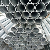 Fabricant de tuyaux en acier galvanisé durable, tuyau rond GI 20 mm 40 mm 60 mm 100 mm, tube galvanisé pour la construction et l'ingénierie
