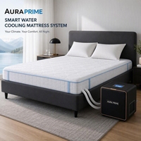 Système de refroidissement intelligent AuraPrime pour lit, surmatelas à circulation d'eau, double zone de refroidissement et de chauffage pour les personnes ayant chaud la nuit, maison et hôtel