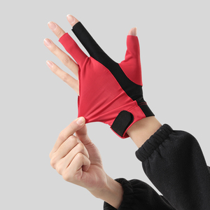 Billiards <strong>Gloves</strong> Lightweight Breathable Anti-Snooker Table <strong>Tennis</strong> Hand Suit Single Three-Finger <strong>Gloves</strong> - Product Image 4