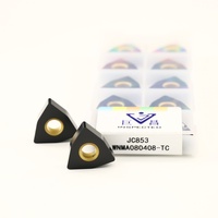 Insertos de Carburo Cementado con Recubrimiento CVD/PVD para Tornos CNC, Modelo WNMG JC852/3, Hoja de 8 mm, Grosor de 4 mm, Dureza de 90-95 HRC, Marca Jvchang