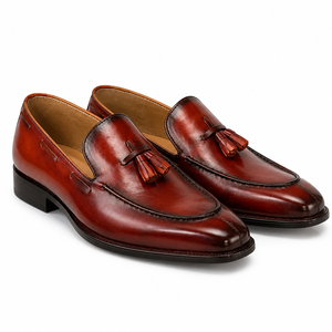 Wholesale Men's Roma Loafers <b>Shoes</b> Premium Leather Look Slip On Formal Casual Footwear Custom Sizes Colors OEM ODM <b>Shoe</b> Supplier - Product Image 1