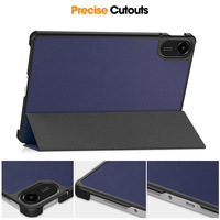 Funda pour Xiaomi Redmi Pad 2 Housse 11 Pouces en Cuir PU Tri-Pliant avec Support Magnétique, Étui Arrière pour Tablette Redmi Pad 2 2025
