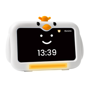 Orologio per bambini 7 pollici luce notturna LCD per bambini orologio per bambini 2 allarme 7 rumore bianco sveglia per bambini - Product Image 4