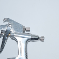 Kit Pistol Semprot Cat F-2 Upper Feed Air dengan Cup Aluminium untuk Pengecatan Area Kecil dan Perbaikan