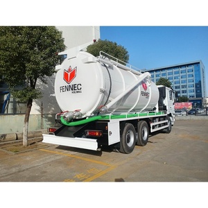 Camion d'aspiration des eaux usées Shacman 20CBM 6x4 avec pompe à vide et réservoir d'aspiration des excréments - Product Image 4