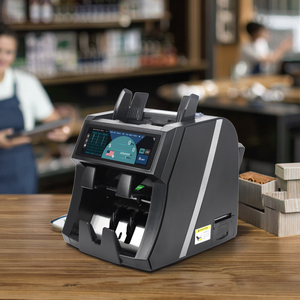 Máy đếm tiền cầm tay hai ngăn 7,84 inch 201Q, màn hình đầy đủ, chức năng phân loại tiền giả & đếm tiền - Product Image 4