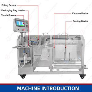 Machine d'emballage <span class=keywords><strong>sous</strong></span> <span class=keywords><strong>vide</strong></span> de noix de cajou Machine d'emballage automatique de pistaches de noix de pécan de châtaigne de fruits secs de poche de doypack - Product Image 4