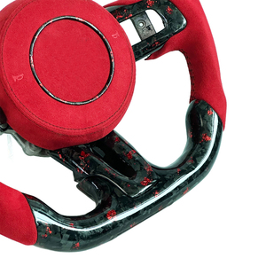 Pièces de voiture en fibre de carbone forgée rouge, volant sport personnalisable pour <span class=keywords><strong>Ford</strong></span> Mustang 2015 2016 2018 2020 <span class=keywords><strong>2023</strong></span> avec rouge, DIY, neuf - Product Image 4