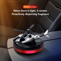 Diffuseur de parfum solaire pour voiture, hélice d'hélicoptère Art Déco, accessoires de décoration intérieure, bibelots parfumés