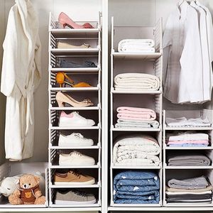 Caja de Almacenamiento de Ropa, Tipo Cajón de PP, Estante de Almacenamiento de Plástico, Plegable, con Separadores, Extraíble, para Baño y Garaje - Product Image 5