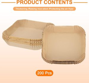 Papel de Hornear Desechable al por Mayor para Freidora de Aire, <span class=keywords><strong>Horno</strong></span> de <span class=keywords><strong>Microondas</strong></span>, Horneado y Asado, Papel de Grado Alimenticio - Product Image 1