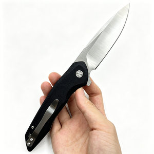 Cuchillo Plegable de Acero D2 de Alta Calidad, Mango G10, Cuchillo Táctico EDC con Clip de Bolsillo para Caza - Product Image 5