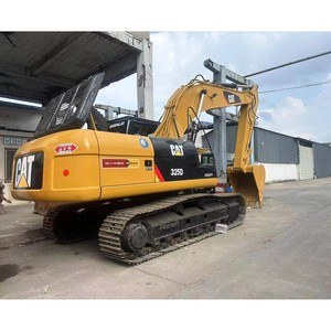 Excavadora de cadenas Caterpillar 325D usada original de Japón, 25 toneladas, excavadora hidráulica CAT 325D, pocas horas de trabajo, maquinaria de construcción - Product Image 1