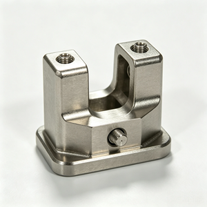 CNC for Machined Aluminum <b>U</b>-Shaped Bracket Precision Milling Medical Equipment Connector <b>Clamp</b> Multi-Threaded Mounting Holes - Product Image 2